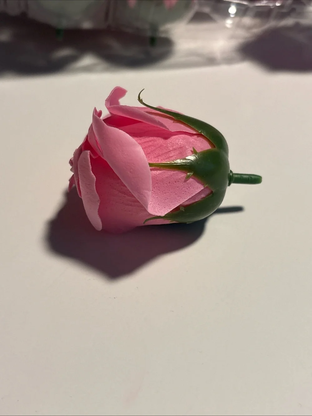 Artificial flower real touch and Smell Pink Roses 25 Buds. New